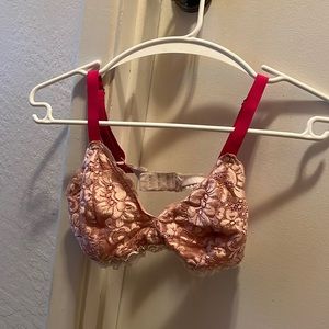 Victoria Secret pink lace bra